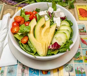 Spring Garden Avocado Salad
