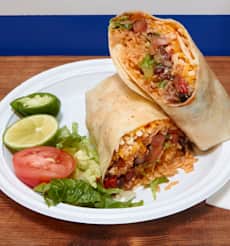 Rice and Beans Burrito