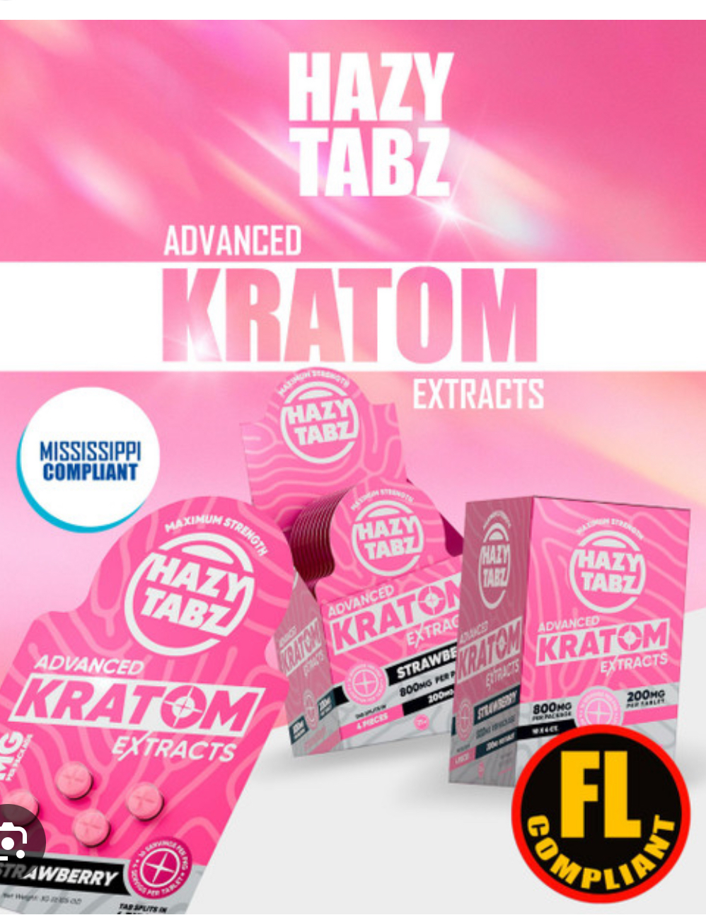 Hazy Tabz Advanced Kratom Tablets