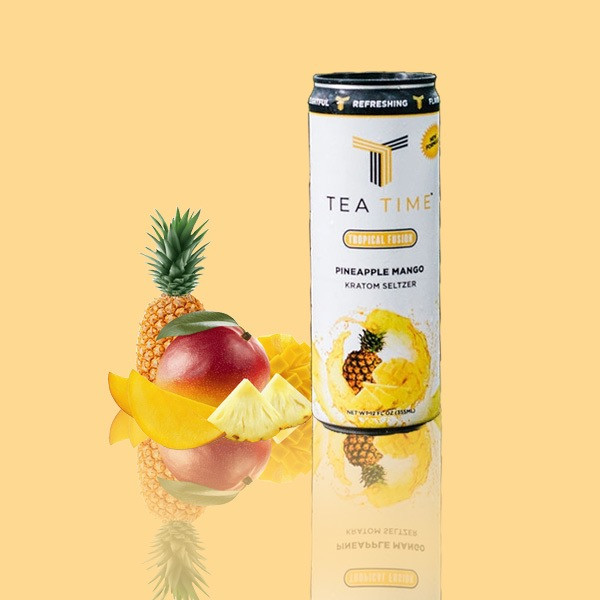 TeaTime Kratom Seltzer Bold Sparkling Refreshment — Ready To Drink