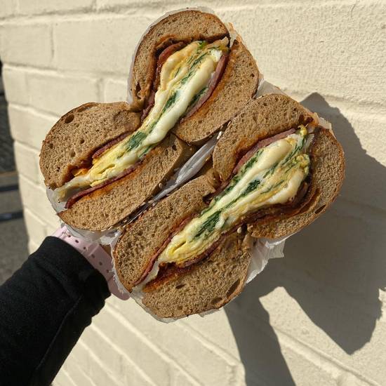 Turkey Bacon, Egg Whites and Cheese
