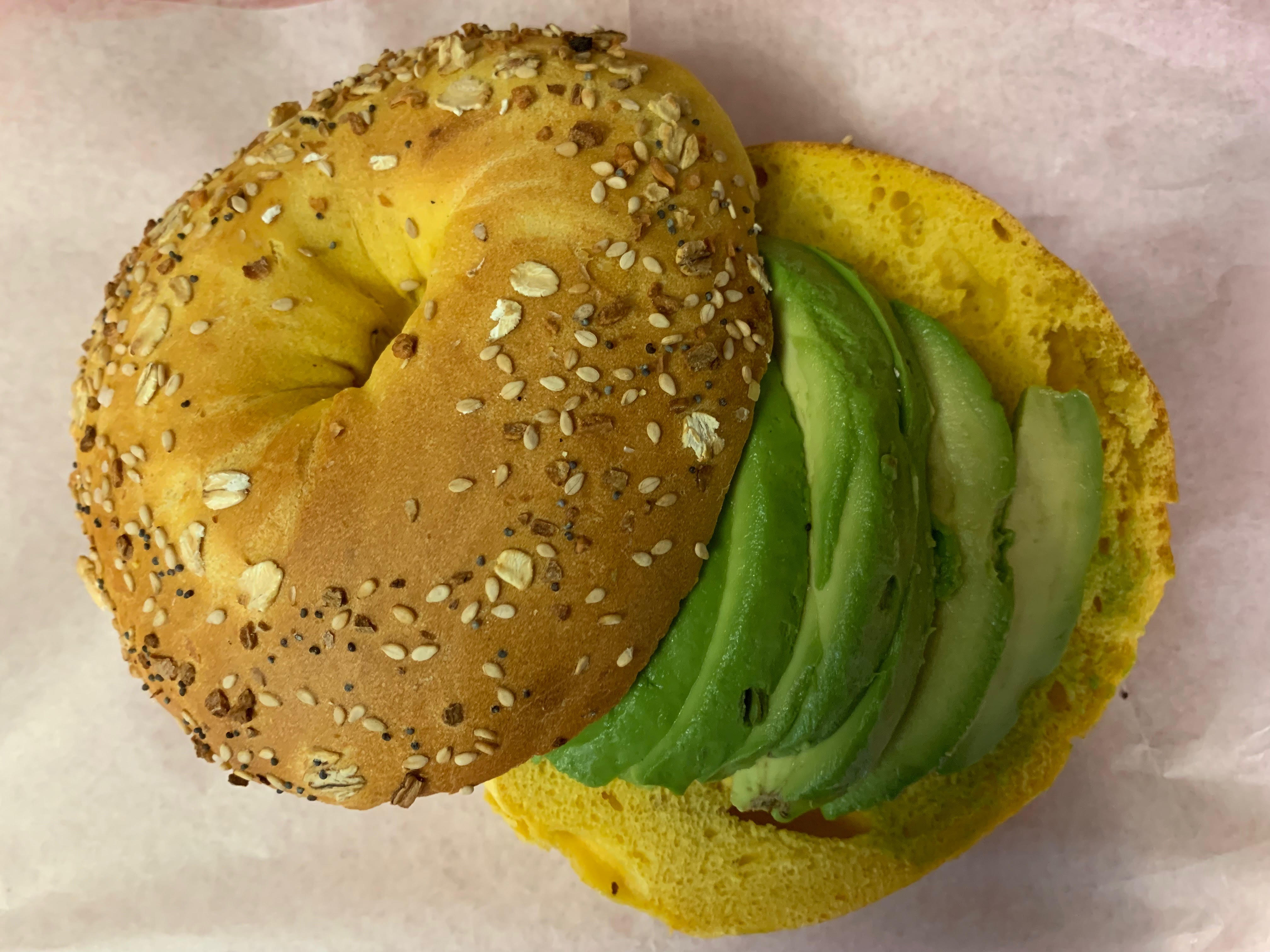 Bagel with Avocado