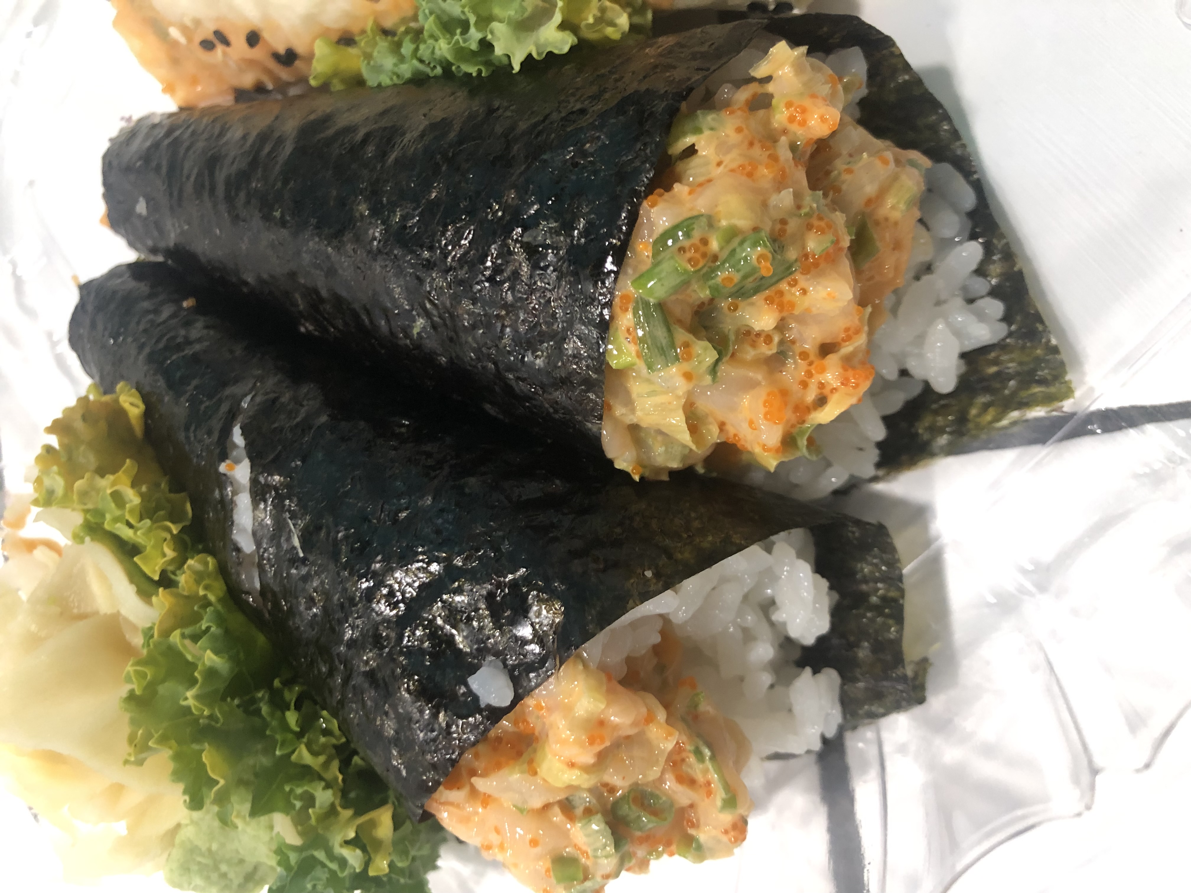 Spicy Scallop Hand Roll