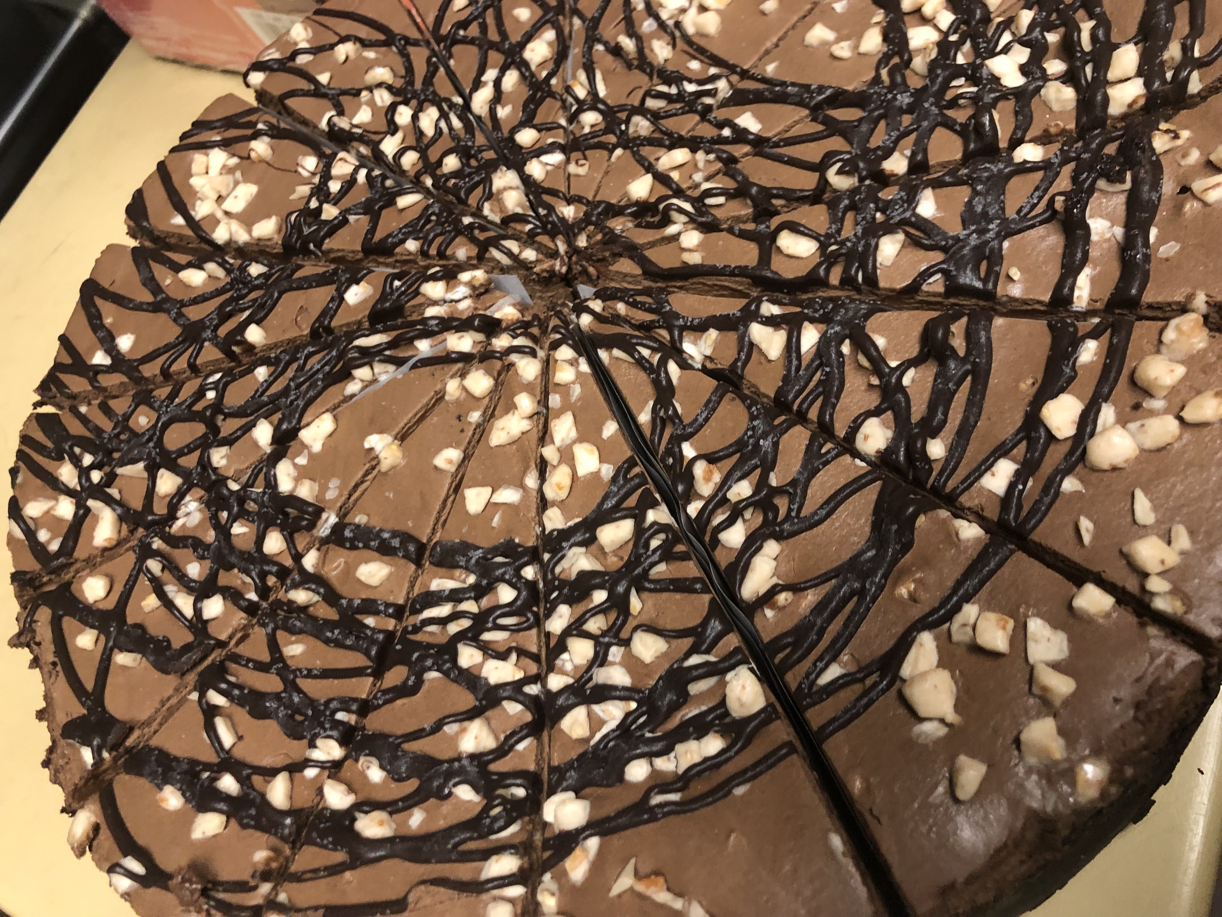 Truffle Kahlua Cake & Vanilla Ice Cream