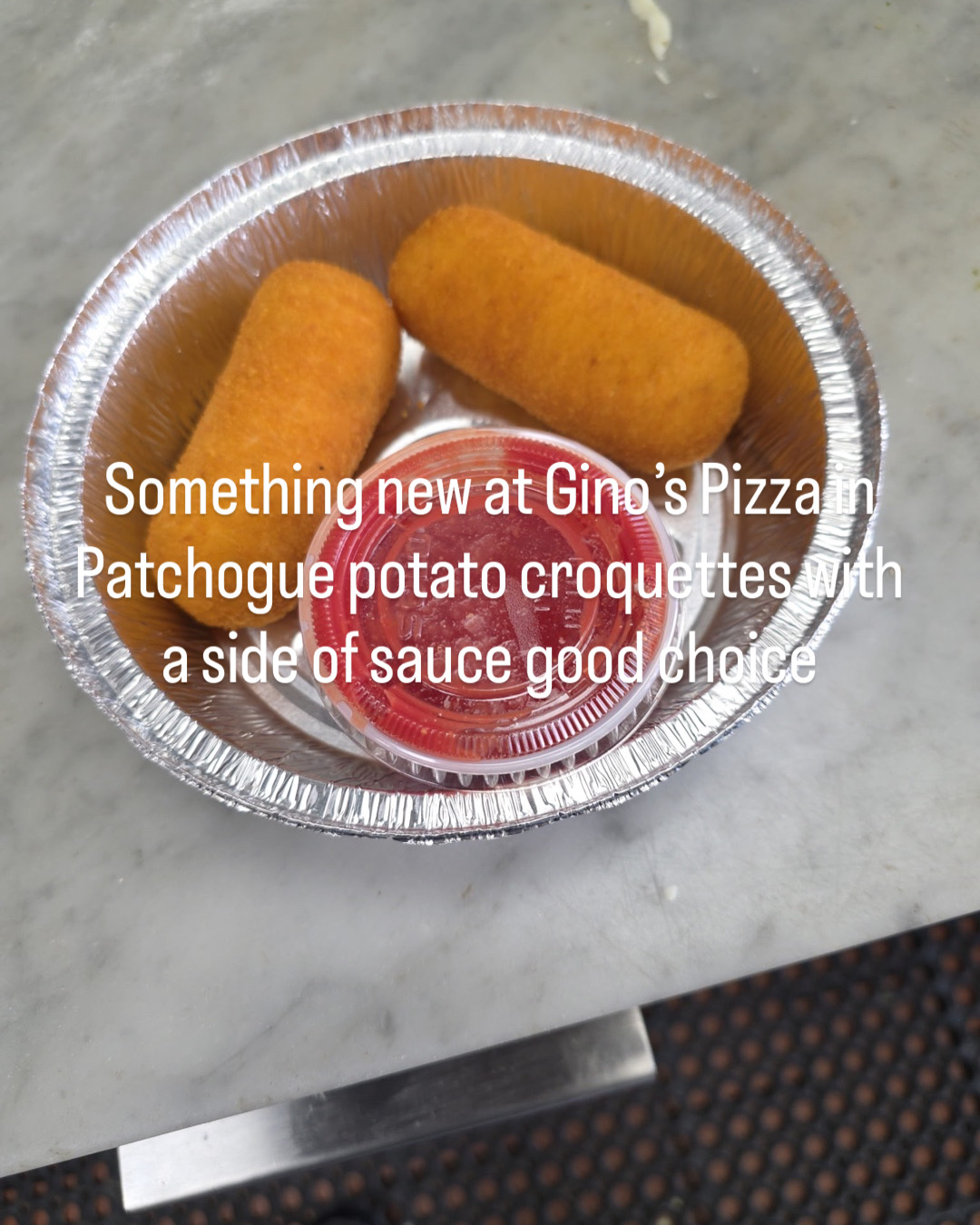 "Something New!" Potato Croquettes with Sauce