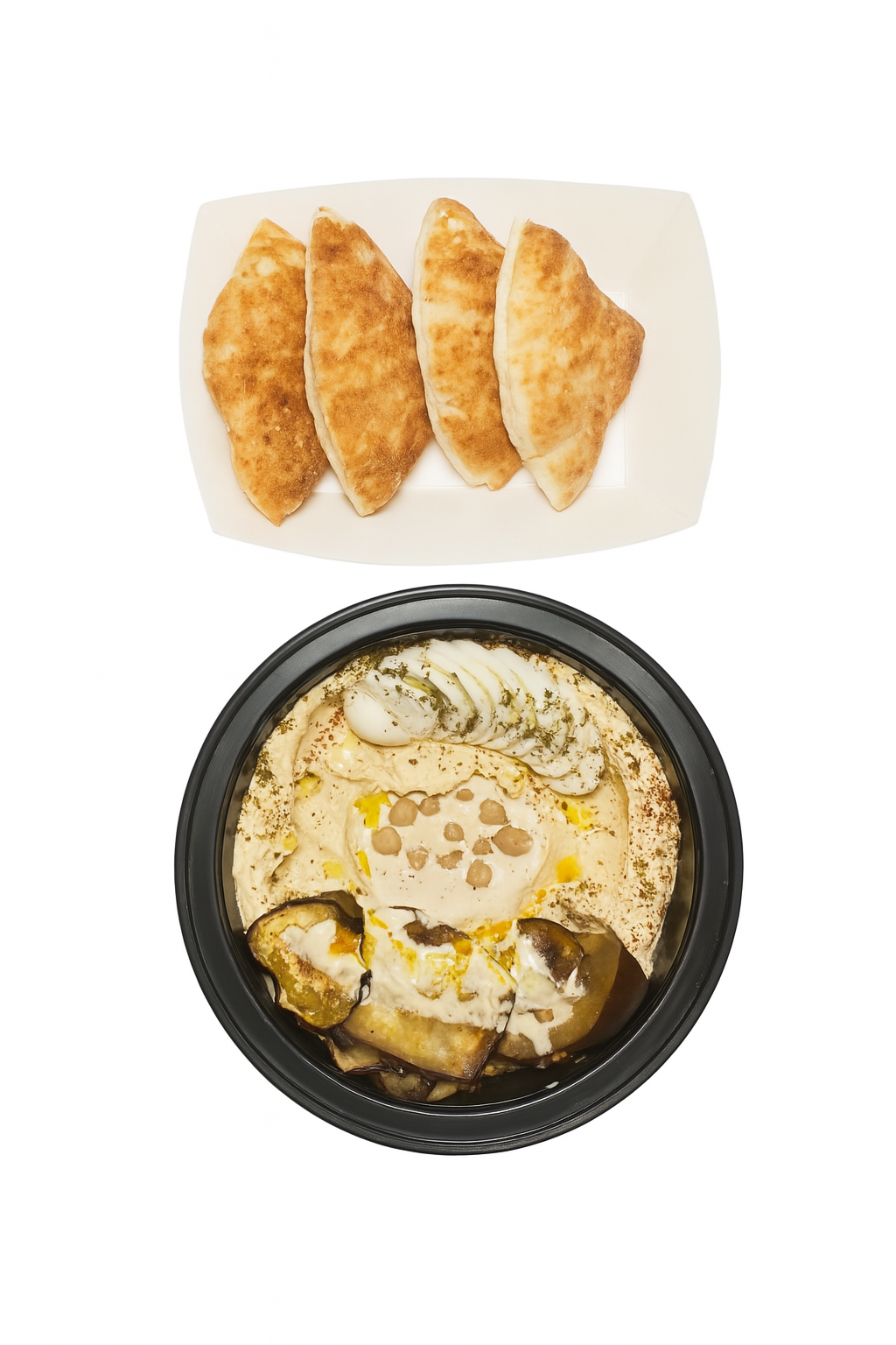 Hummus Eggplant & Egg