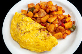 82. Bacon & Ham Omelette