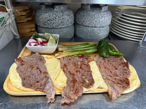 Tacos de Cecina Caseros (Order of 3)