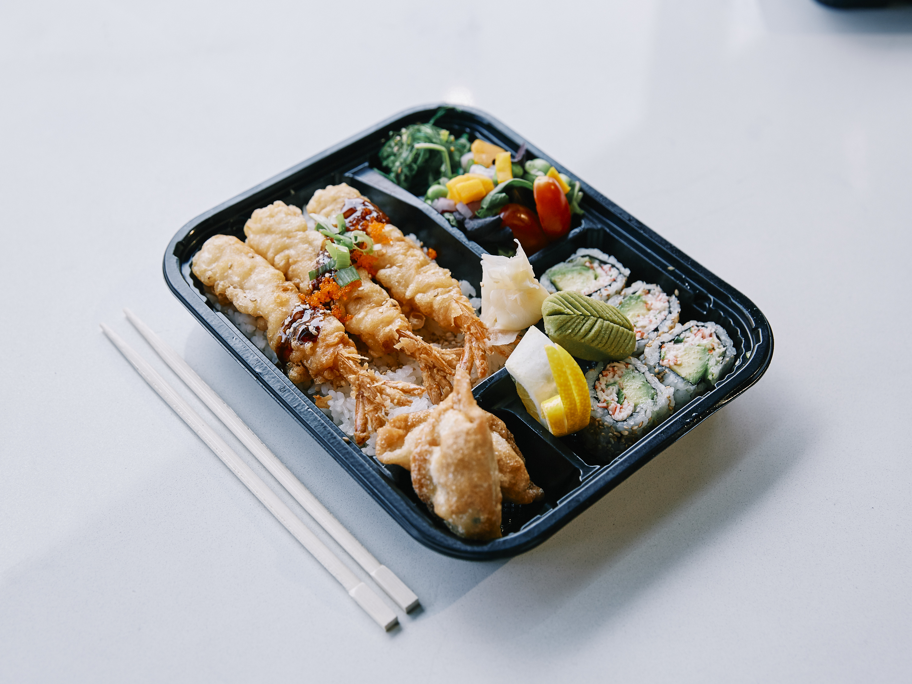 3 Tempura Shrimp Bento