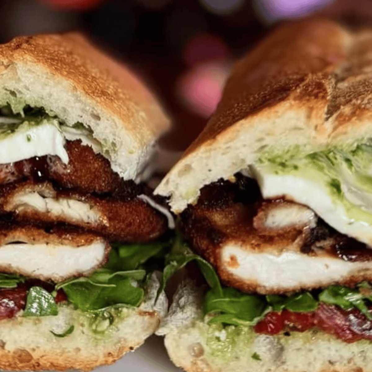 Chicken Cutlet, Mozzarella, Sun Dried Tomato