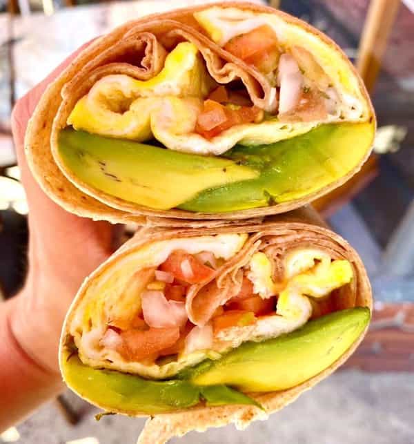 Avocado, Egg with Pico de Gallo Wrap