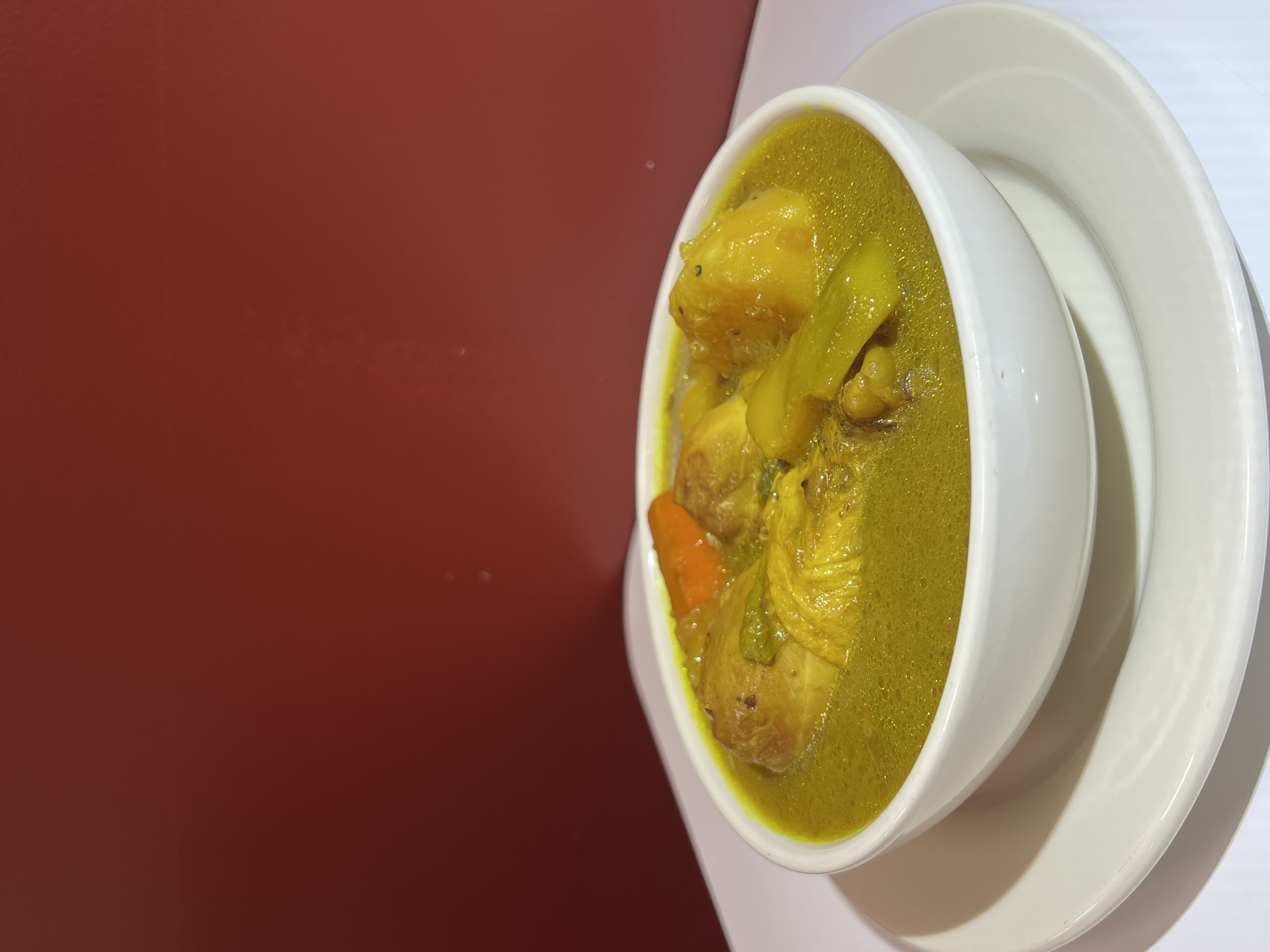 Yellow Chicken & Vegetable Soup