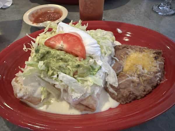 Shrimp Chimichanga