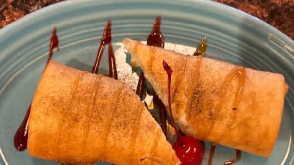 Fried Cheesecake Chimichanga