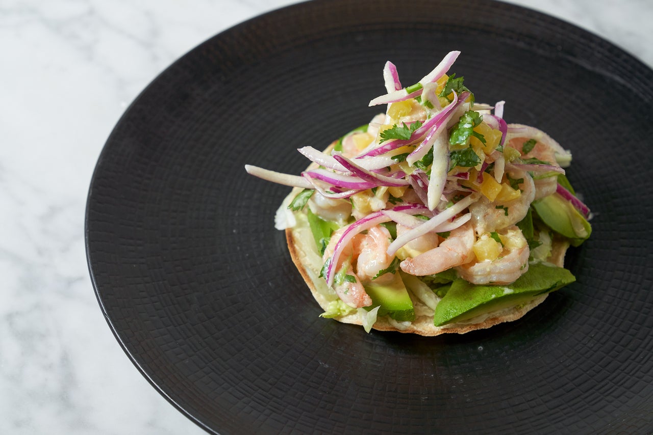 Shrimp Tostada