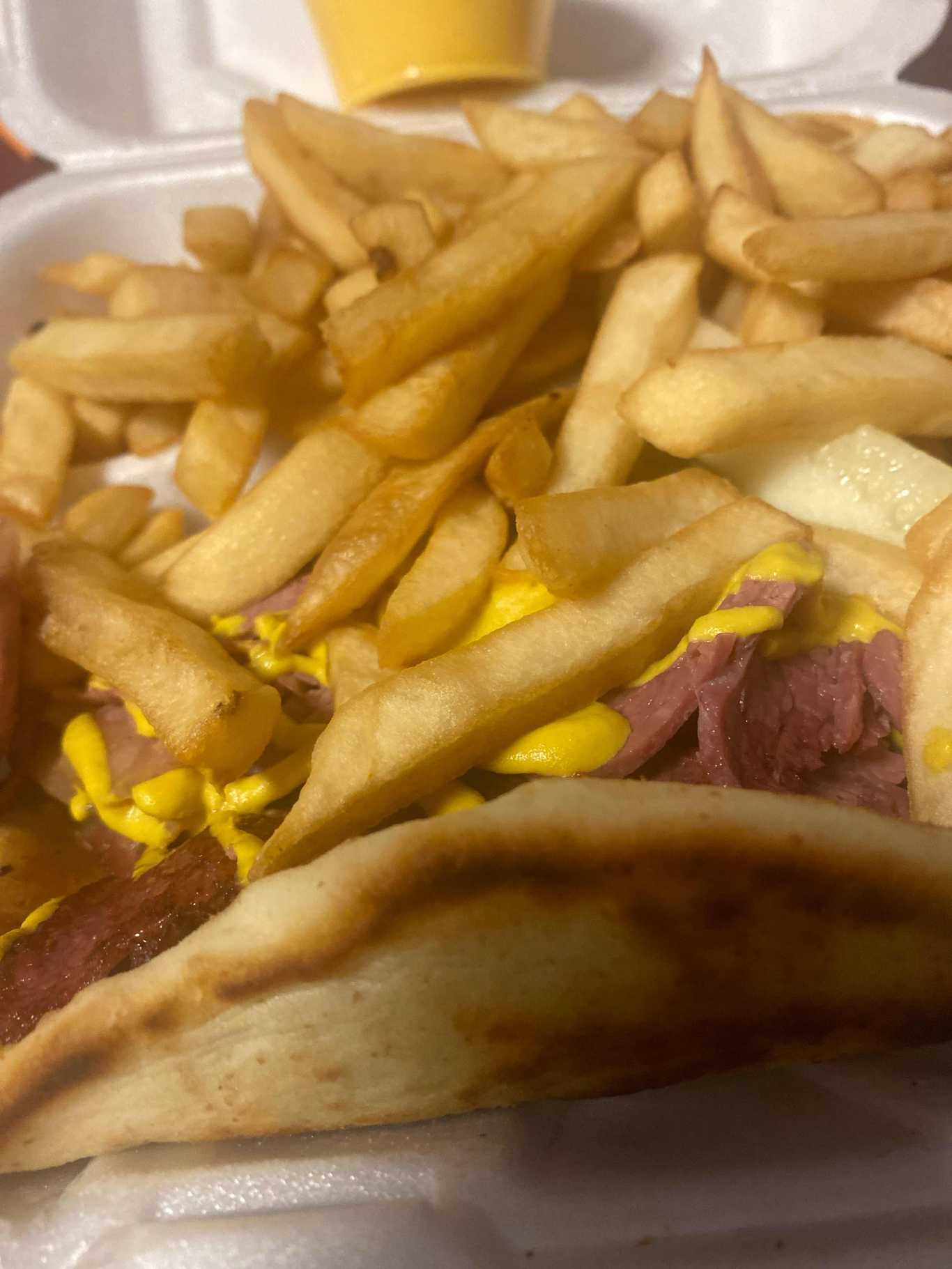 Corned Beef Pita