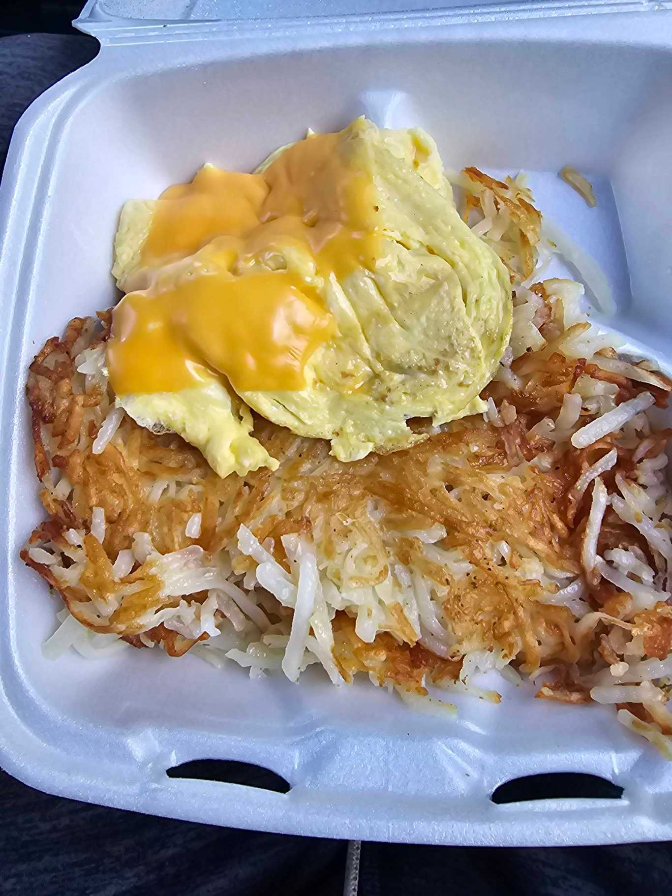 Two Eggs, Hash Browns & Toast