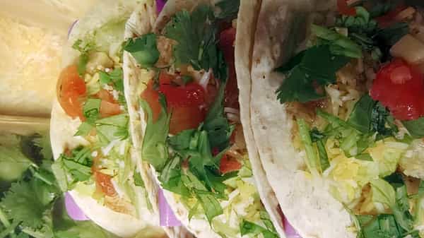 3 Chicken Tacos