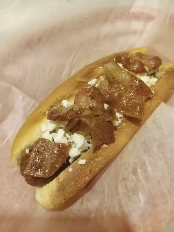 Bacon Blue Dog with Fries