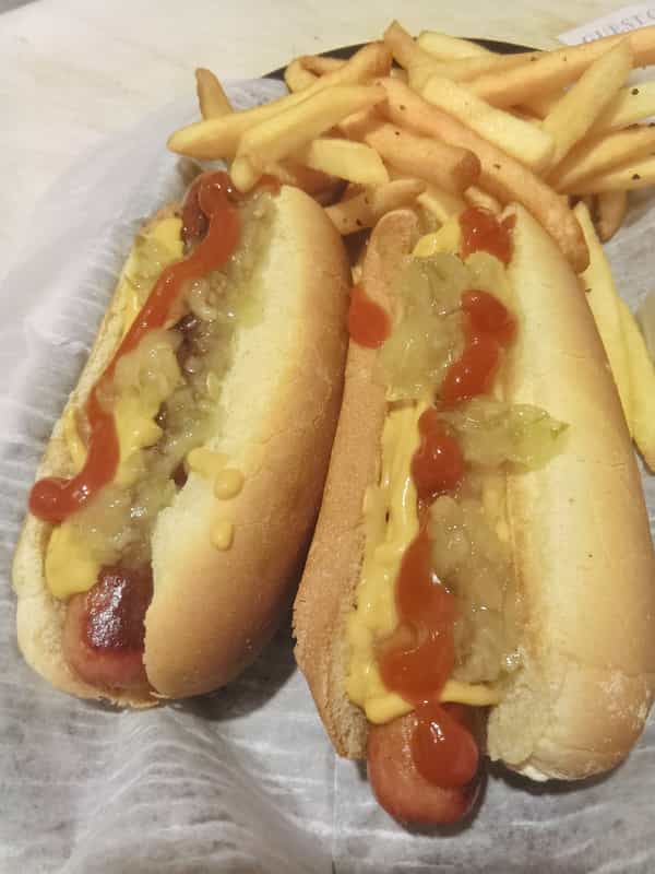 Hot Dogs with Fries