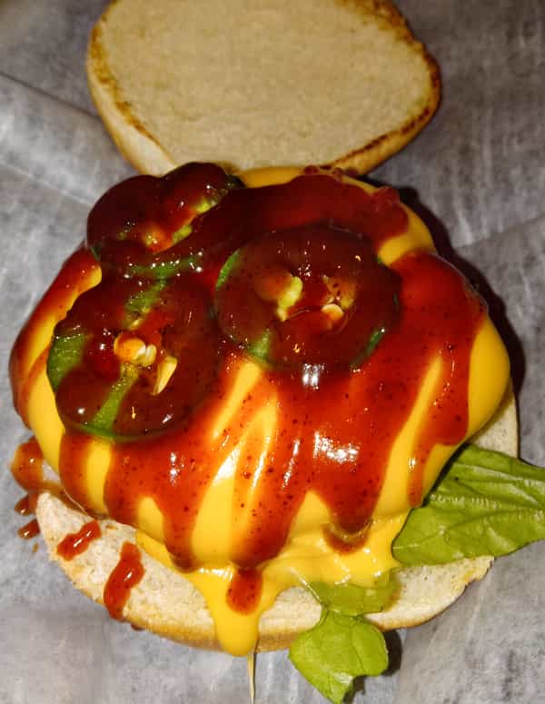 BBQ Jalapeno Burger with Fries