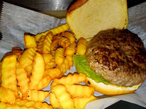 Hamburger with Fries