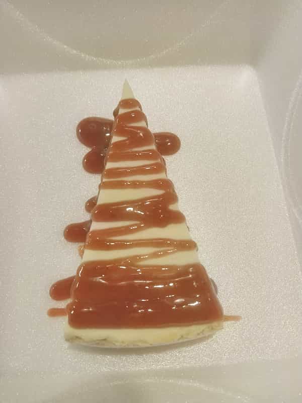 Cheesecake with Blackberry Drizzle