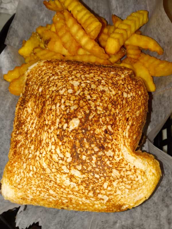 Tuna Melt with Fries