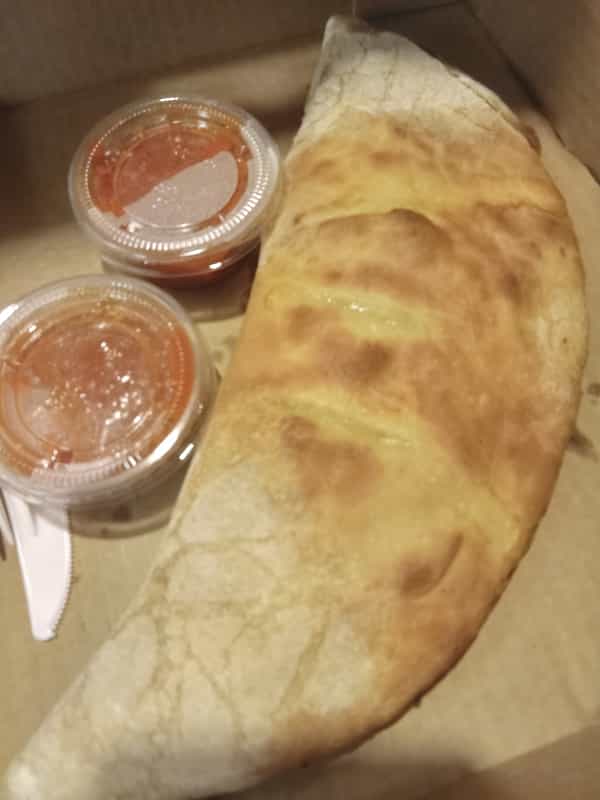 Steak Onion and Mushroom Calzone