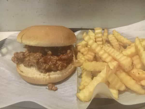 Sloppy Joes with Fries