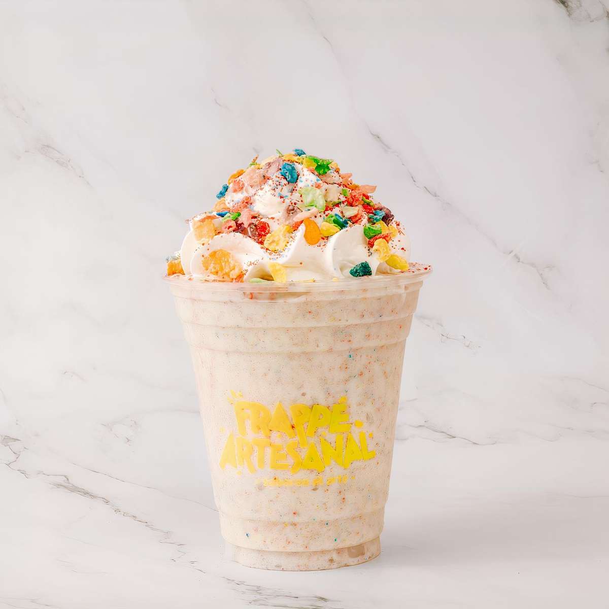 Kids Magical Rainbow Fruitty Pebbles frappe