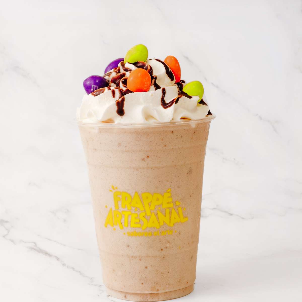 M&M's Peanuts frappe