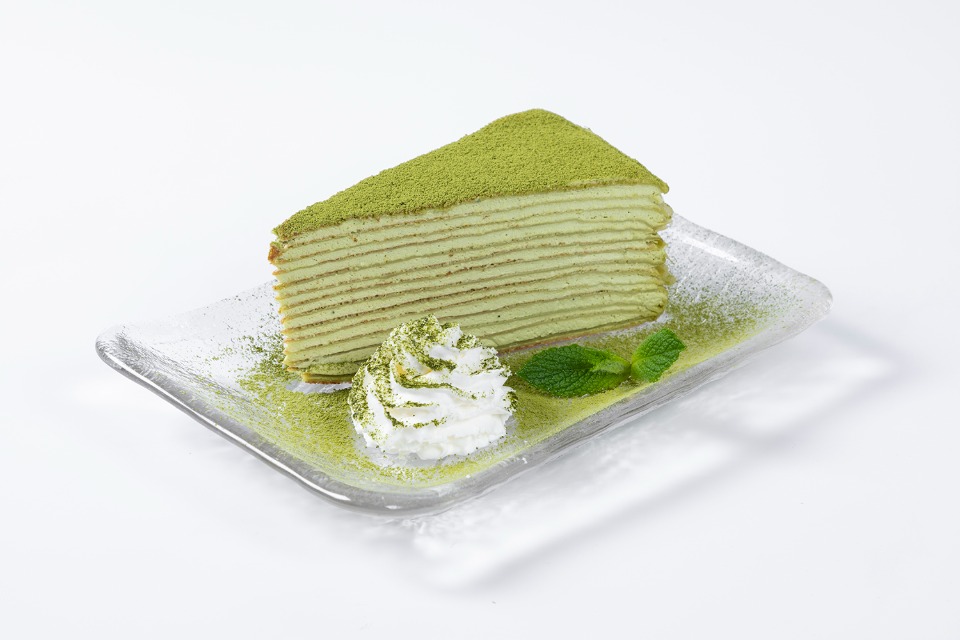 C6. Matcha Crepe Cake