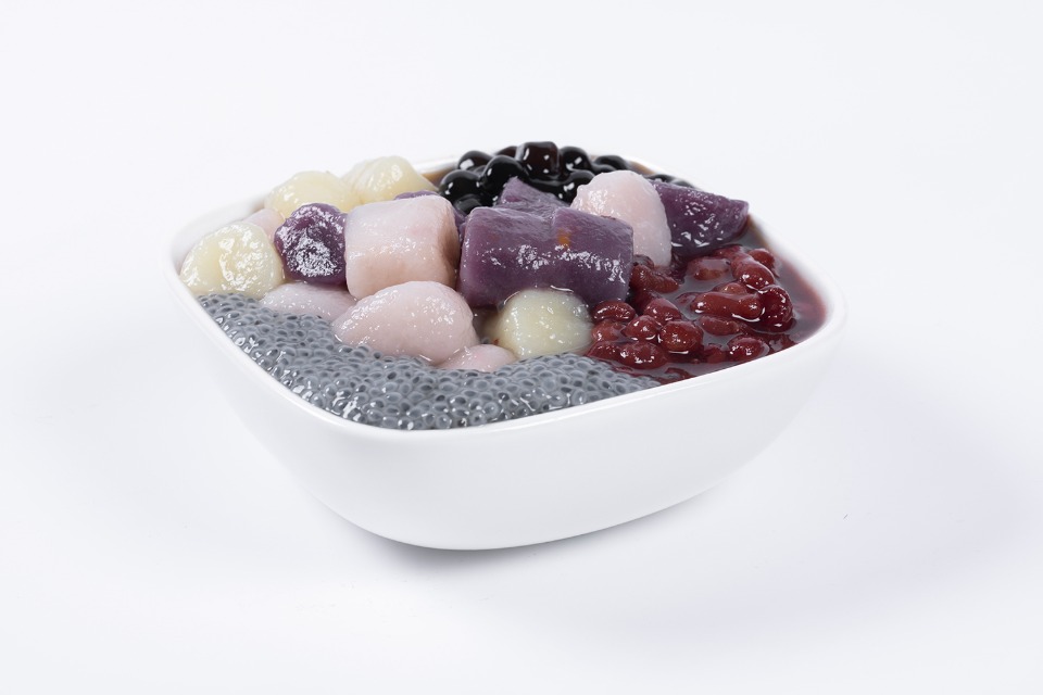 S5. Taro Ball with Grass Jelly