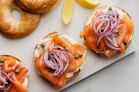 Bagel with Fresh Lox + Cream Cheese