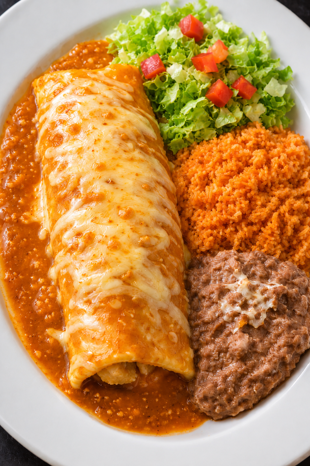 🔥chile verde  Enchilada Plate