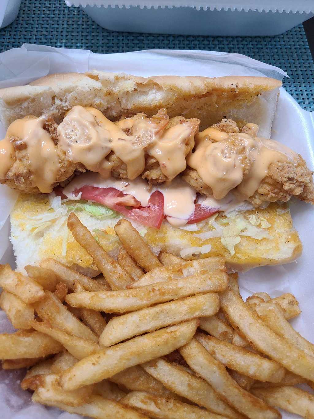 Fried Shrimp Po Boy