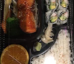 Salmon Teriyaki Lunch Box