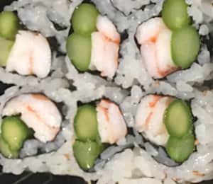 Rock Shrimp Asparagus Roll