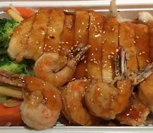 Chicken and Shrimp Combo Teriyaki