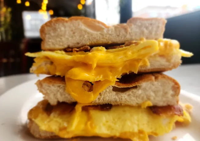 Two Egg with Bacon, Ham or Sausage with Cheese