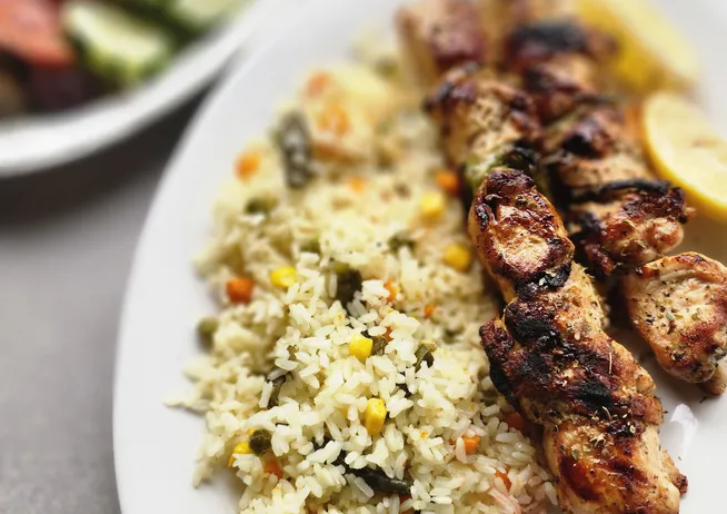Chicken Kabob Hot Platter