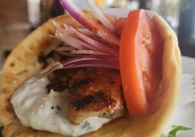 Souvlaki Pita Sandwich