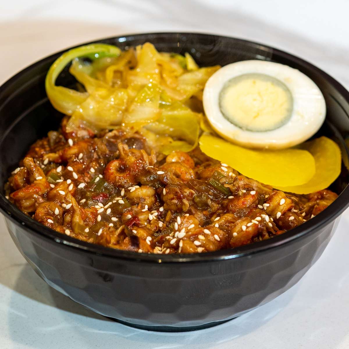 Spicy Crawfish Over Rice 麻辣小龙虾盖饭