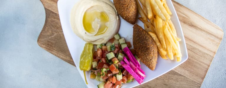 Beef Kibbeh Platter