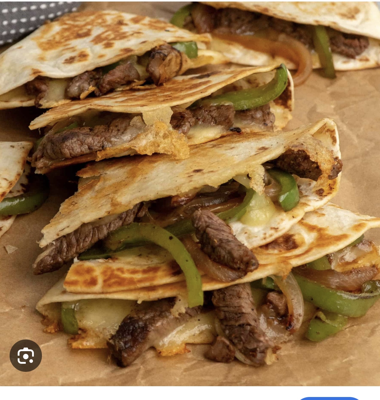 Steak cheese quesadilla