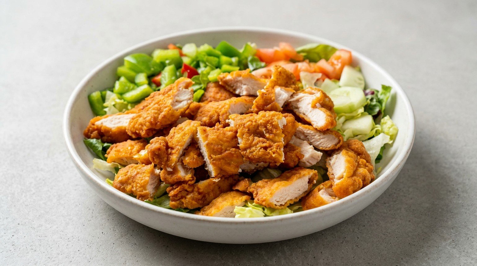 Crispy chicken salad