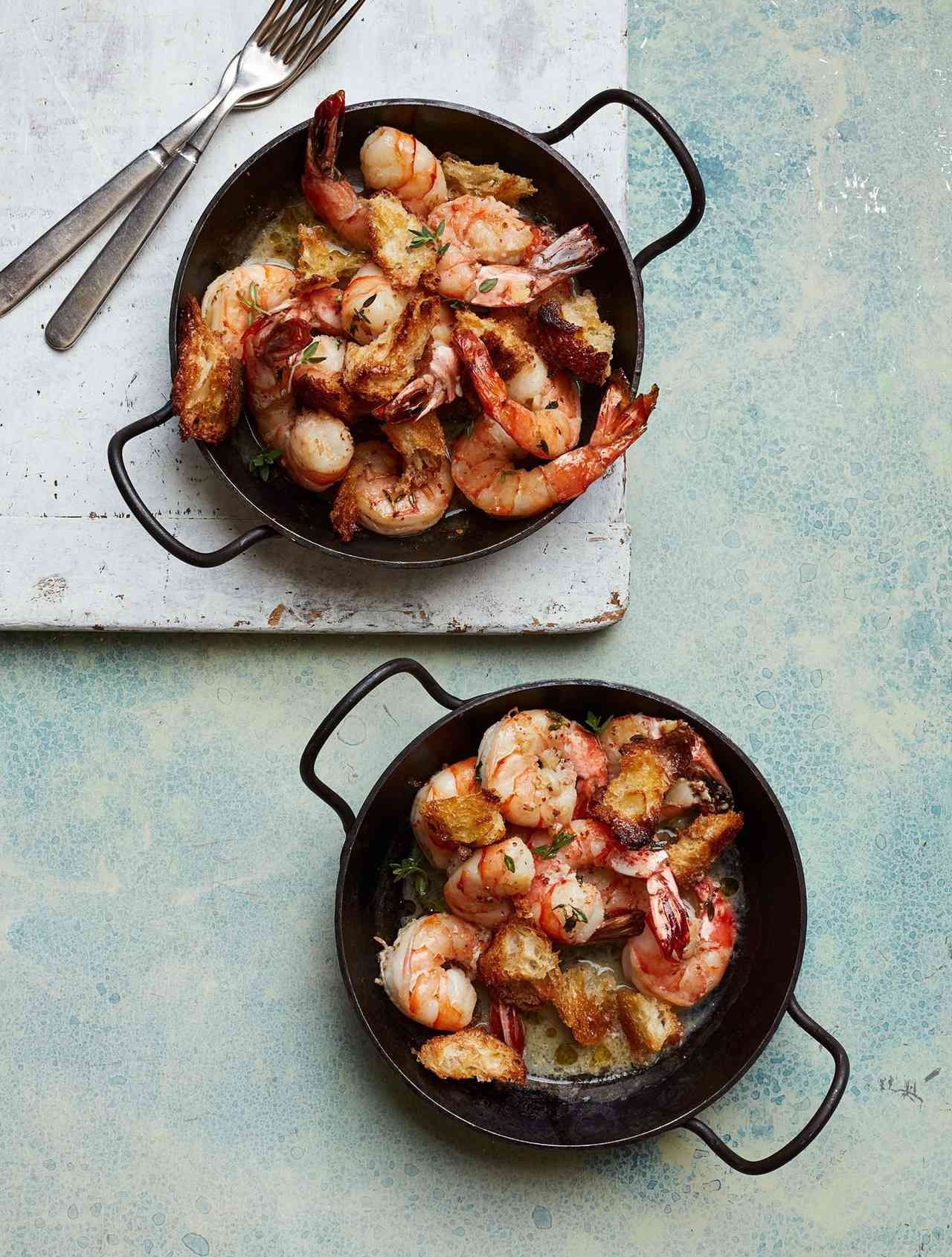 Mustard Garlic Shrimp (GF/NF)