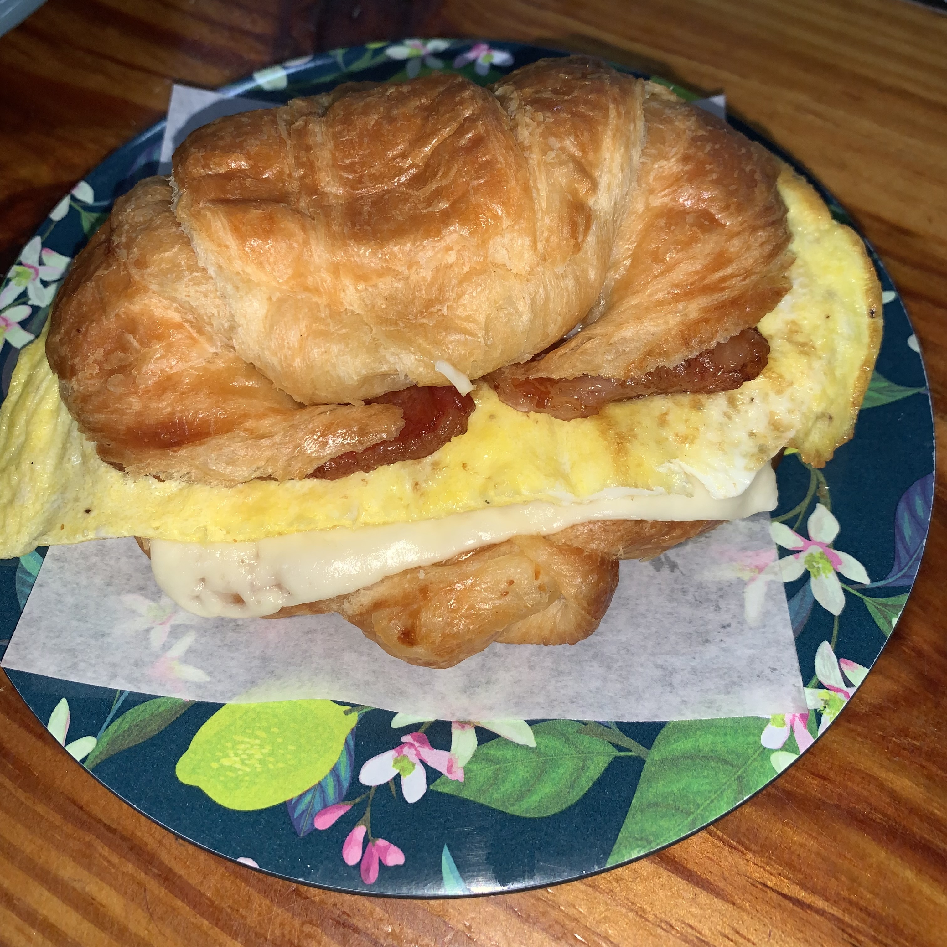 Egg, Cheese, & Bacon Croissant