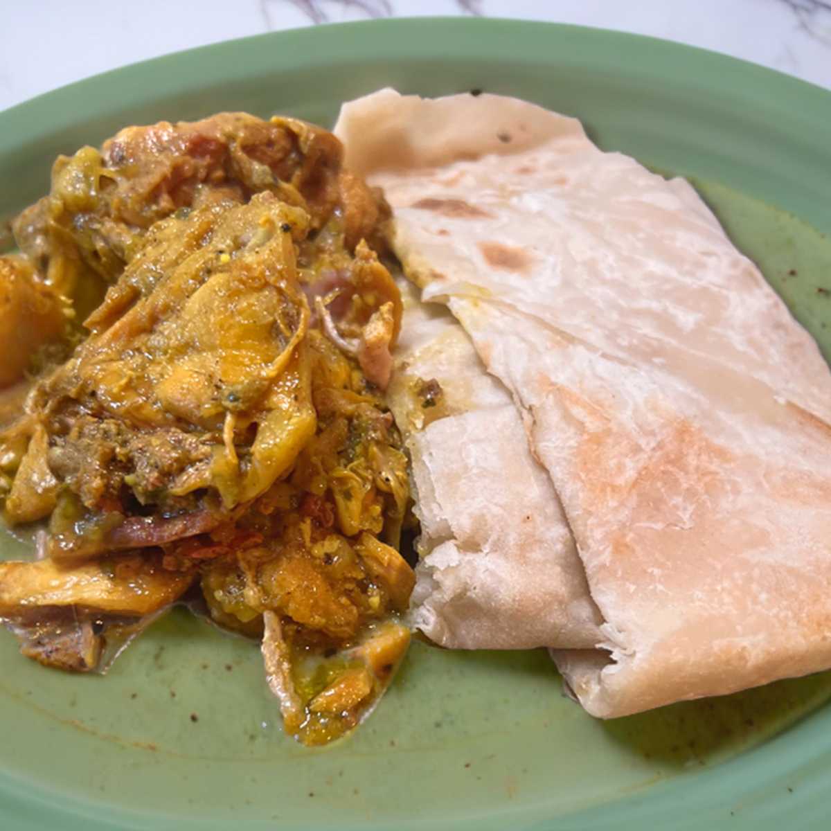 Curry Chicken and Roti